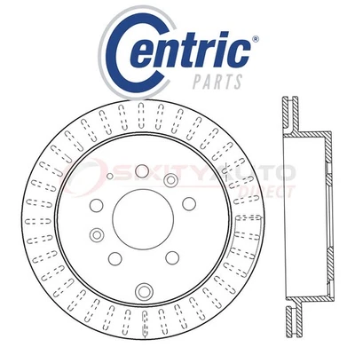 Centric C-TEK Disc Brake Rotor for 1992-1995 Mazda 929 3.0L V6 - Kit Set ut - Image 1 of 4