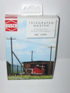 Busch 1499 H0 Telegraph Poles - Picture 1 of 3
