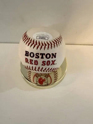 Jason Varitek & Johnny Damon Autographed Boston Red Sox Baseball JSA COA - Image 1 of 4