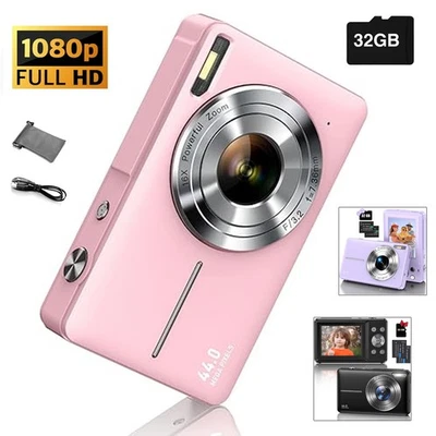 Digitalkamera Fotokamera FHD 1080P 44MP Fotoapparat Digitalkamera 16X Digitalzoo - Bild 1 von 4