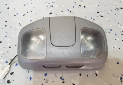 1993-1997 Nissan Pickup Truck Pathfinder D21 Gray Front Overhead Map Dome Light - Image 1 of 4