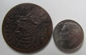 Omaha NEBRASKA   Hugo F Bilz  good for  2 1/2 cts in trade token 29 mm TC-499146 - Picture 1 of 3