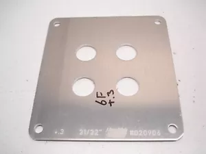 NUEVO LOGO HENDRICK 31/32" NASCAR 4 ORIFICIOS HOLLEY 4150 CARBURADOR PLACA RESTRICTORA 6 - Imagen 1 de 3