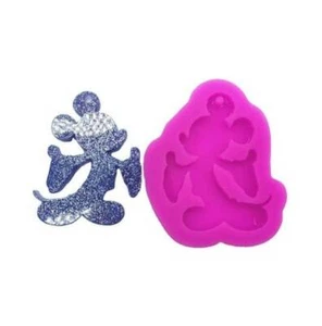 Bulk lot of 27 molds Resin Craft Jewelry Pendant Mickey Key chain Silicone Mold - Picture 1 of 3
