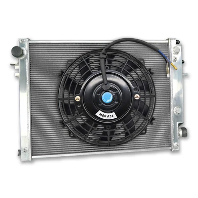 Radiador de aluminio + ventilador para Dodge Ram 2013-2018 6,7 L 2500 3500 Cummins 408 2014 Foto 1 de 4