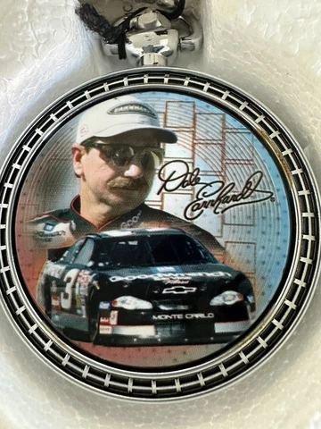 Franklin Mint DALE EARNHARDT SR Nascar # 3 Vintage POCKET WATCH Hard To Find Cover