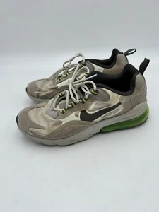 Nike Air Max 270 React GS BQ0103-102 weiß grau grüner Absatz Größe 5,5 Y gebraucht, in einwandfreiem Zustand - Bild 1 von 10