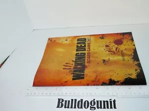 2011 The Walking Dead Board Game Replacement Manual Rule Book Part Only - Picture 1 of 1