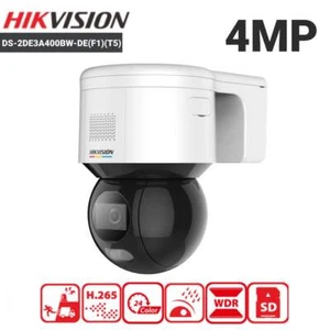 Hikvision DS-2DE3A400BW-DE(F1)(T5) 4 MP exterior mini PTZ POE + cámara IP inclinación panorámica - Imagen 1 de 9