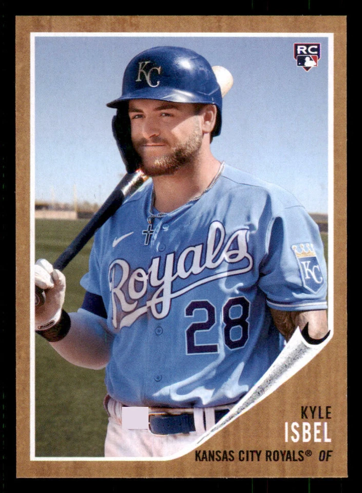 2021 Topps Archives #93 Kyle Isbel RC (ref 235204) - Image 1 of 2