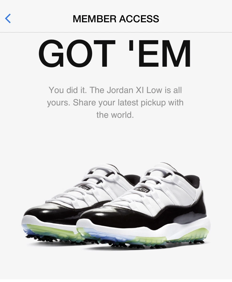 Jordan 11 Golf Low Concord | eBay