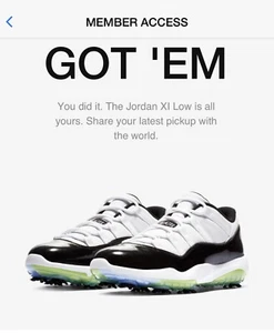 Jordan XI 11 Low Golf Shoes - Concord - Deadstock - Size 11 - Picture 1 of 5