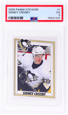 2005 Panini Stickers #1 Sidney Crosby PSA 5 Rookie RC