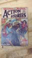 Pulp Magazine  action stories  -V 15 #4 April 1939