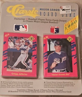 1990 Classic MLB Trivia Card Game Factory Sealed Travel Edition - Image 1 of 3
