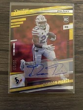 Dameon Pierce Rookie Auto Prestige - Xtra Points Premium Gold Signatures Texans