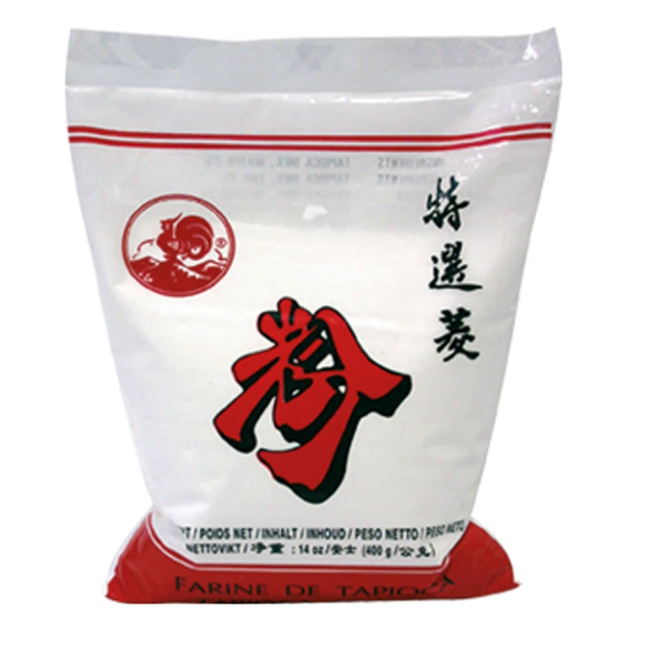 Tapiokastärke 400g weißes Tapioka Mehl Tapiokamehl der Marke Cock Thailand 400g - Bild 1 von 1