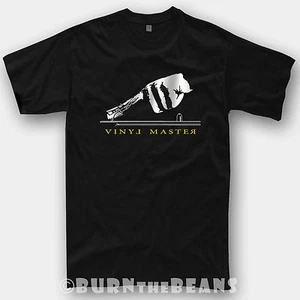 DJ t-shirt gift tonearm finger Vinyl Master technics deejay music club tshirt - Picture 1 of 7
