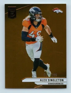 2024 Donruss Elite Orange Short Print Alex Singleton 032/399 Denver Broncos #79 - Picture 1 of 2