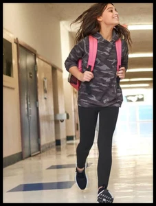 NWT Athleta Girl High Rise Stash Your Treasures Tight L/12 Color Black - Picture 1 of 5