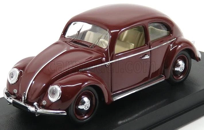 Volkswagen Coccinelle 1200 Lusso Bordeaux 1953 1/43 Rio