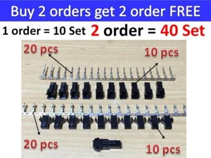 10x JST SM 2.5mm Paso 2 Pin JST Conector IC Enchufes Macho, Carcasa Enchufes Hembra - Imagen 1 de 1