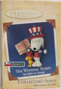 Hallmark 2004 - The Winning Ticket - 7th in the Spotlight on Snoopy - como nuevo en caja - Imagen 1 de 3