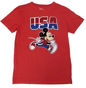 Disney Mickey Mouse USA Olympia Jungen Mädchen XS Shirt  - Bild 1 von 6