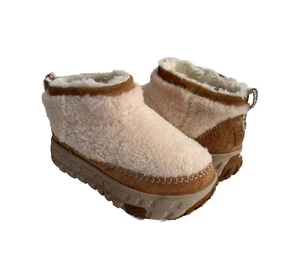 UGG ALL GENDER VENTURE DAZE ULTRA MINI COZY NATURAL BOOT MEN US 10 / WOMEN US 11 - Picture 1 of 6