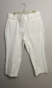 NWT Lane Bryant Women's The Allie White Skinny Crop Stretch Pants Size 16 - Picture 1 of 8