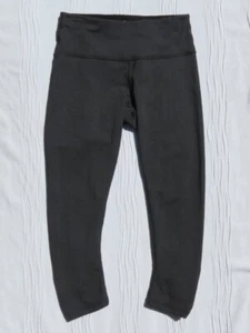 $ 69 Prana US Damen dunkelgrau strukturiert neblig Capri kurze Strumpfhose Yoga mittlerer Anstieg - Bild 1 von 5