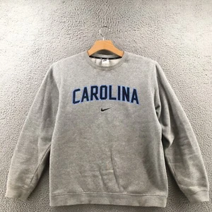 Nike Carolina Sudadera Para Hombre Grande Gris Sólido Cuello Redondo Mangas Largas Pullover - Imagen 1 de 17