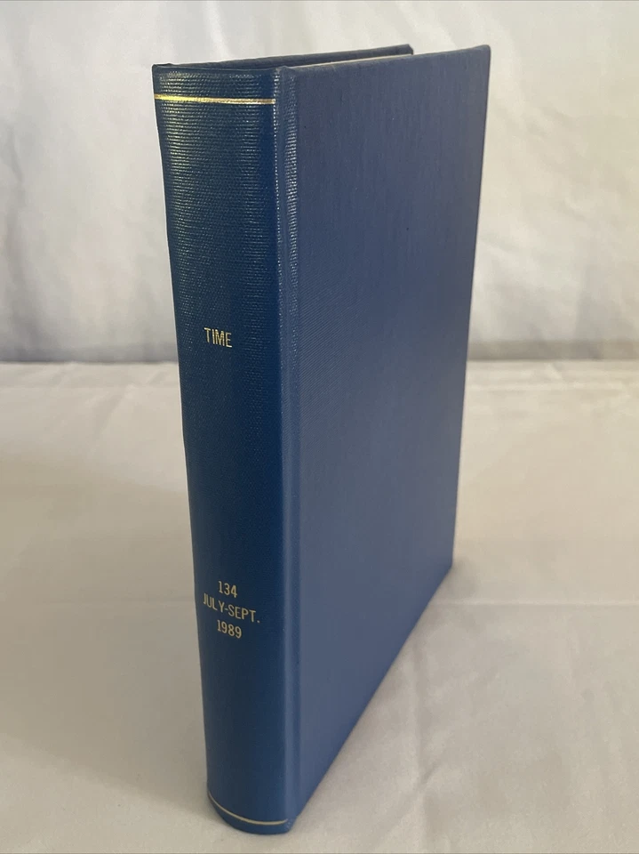 1989 July-September TIME Magazine #134 Bound Volume (BM137) - Image 1 of 4