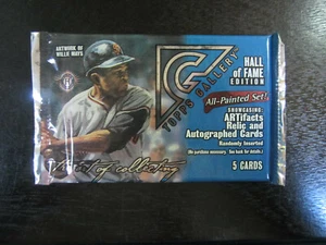 2003 Topps Gallery Hall of Fame Edition Baseball Sealed Unopened Pack 5 Cards - Picture 1 of 2
