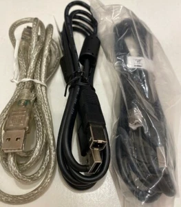 USB 2.0 Kabel mit Stecker A und Stecker B - Bild 1 von 2