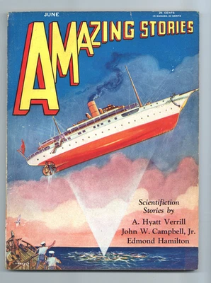 Amazing Stories Pulp Vol. 5 #3 FN+ 6.5 1930 - Image 1 of 3