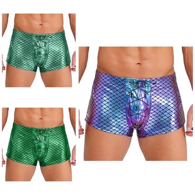 Men Underwear Festival Shorts Panties Bottoms Booty Halloween Micro Clubwear - Image 1 of 4
