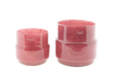 Dutz Vase MAARTJE, Himbeere, H 14 cm, D 16 cm, Glas mundgeblasen, 1474235, klein - Bild 1 von 2