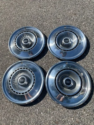 Buick Riviera 1968 genuino 15 pulgadas tapacubos juego de cubiertas de rueda Foto 1 de 4