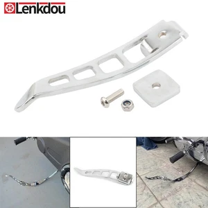 Chrome Kickstand Extension For Harley Dyna Super Glide Street Bob FXDB 1993-2017 - Picture 1 of 10