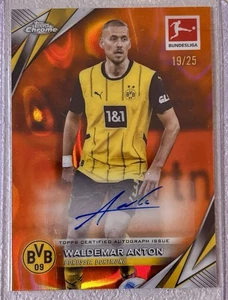 24/25 Topps Chrome Bundesliga; Waldemar Anton Orange Lava Auto 19/25 - Bild 1 von 1