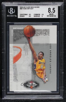 2002-03 Fleer Box Score Kobe Bryant #88 BGS 8.5 HOF - Image 1 of 2