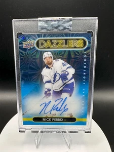Nick Perbix 2024-25 Clear Cut hockey Auto Dazzlers #DA-NP Tampa Bay Lightning - Picture 1 of 2