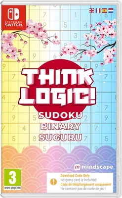 Think Logic! Sudoku - Binary - Suguru (Code-in-a-b (Nintendo Switch) (UK IMPORT) - Image 1 of 4