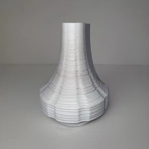 Vintage H&C Heinrich Selb Bavaria "UFO" Bisque Porcelain Vase 1969 Beautiful 6” - Picture 1 of 16