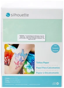 Silhouette America Temp Tattoo Paper, 8.5x11 Inches, Basic - Picture 1 of 4