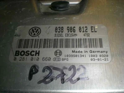 0281010660 CENTRALINA MOTORE / 112398 PER VOLKSWAGEN POLO 9N1 1.9 SDI - Immagine 1 di 4