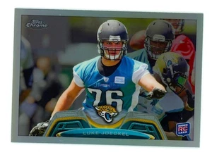 Tarjeta de novato Jaguars 2013 Topps Chrome Luke Joeckel RC Refractor #137 SP paralelo - Imagen 1 de 3