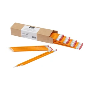 Holzgehäuse Klassenzimmer 2 Bleistifte mit Radiergummis vorgespitzt HB Lea... - Bild 1 von 4