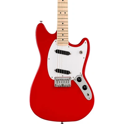 Guitarra Eléctrica Squier Sonic Mustang Diapasón Arce Rojo Torino Foto 1 de 4
